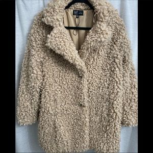 ZARA TRF Faux fur coat